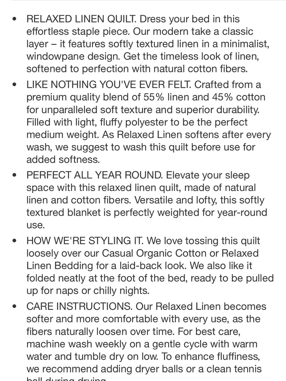 Parachute F/Q Relaxed Linen Quilt, Pecan - Picture 5 of 14